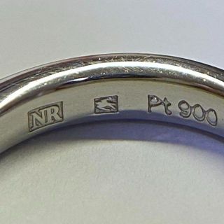 NINA RICCI プラチナ 高品質ダイヤモンドリング サイズ 8号 Pt900