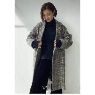 アパルトモン check w coat 美品 カバー有