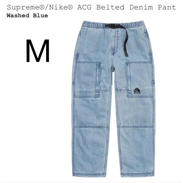 Supreme(シュプリーム)のM Supreme NIKE ACG Belted Denim Pant 青 メンズのパンツ(ワークパンツ/カーゴパンツ)の商品写真