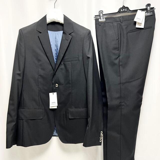 新品 A.P.C. アーペーセー セットアップ スーツ 黒 上下 冠婚葬祭 入学