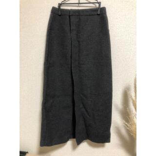 オオトロ(OHOTORO)のohotoro ロングスカート チャコールグレー Sサイズ(ロングスカート)
