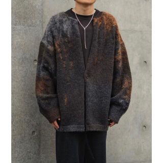 amachi. Rainy Pattern Knit Cardigan 6の通販｜ラクマ