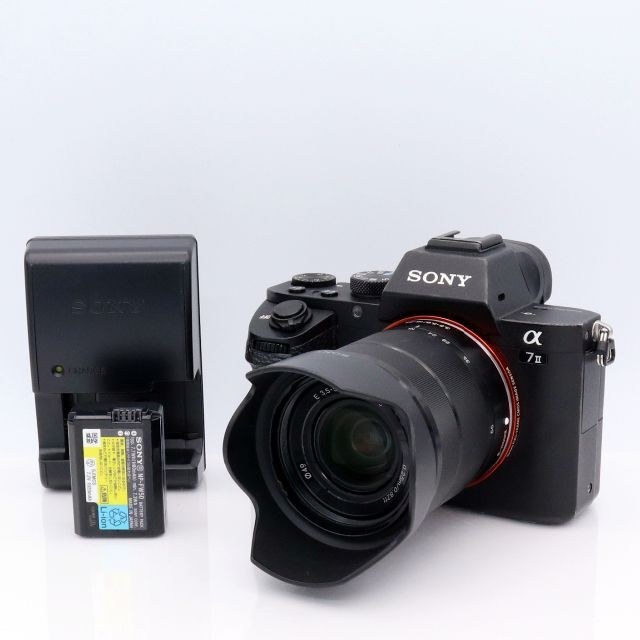 ふるさと割】 ☆SONY SONY α7Ⅱレンズセット ILCE−7M2◇動作OK ◇ソニー ミラーレス一眼 SONY α7Ⅱ 予備電池付 ソニー ILCE−7M2