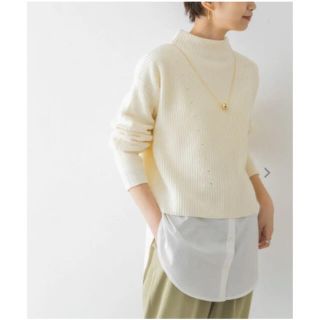 アーバンリサーチ(URBAN RESEARCH)のお値下げタグ付き新品 URBANRESEARCH ニット×シャツレイヤードセット(セット/コーデ)