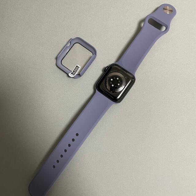 Apple Watch(アップルウォッチ)のAppleWatch アップルウォッチ バンド カバー M/L 44mm 青灰 メンズの時計(ラバーベルト)の商品写真