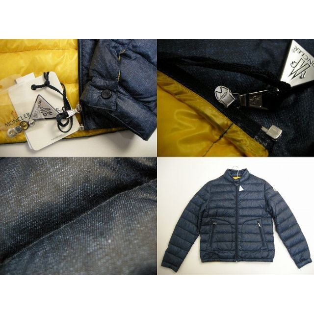 MONCLER(モンクレール)のキッズ14A(男性0-1相当)新品モンクレールACORUSデニム転写ライトダウン キッズ/ベビー/マタニティのキッズ服男の子用(90cm~)(ジャケット/上着)の商品写真