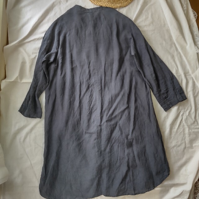 Solberry(ソルベリー)のソウルベリー  リネン 羽織り  シャツワンピース レディースのトップス(シャツ/ブラウス(長袖/七分))の商品写真