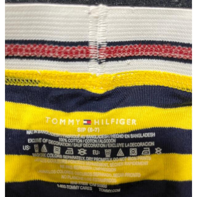 TOMMY HILFIGER(トミーヒルフィガー)の 新品 未使用 ★トミーヒルフィガー ボクサーブリーフ S 6-7 120cm  キッズ/ベビー/マタニティのキッズ服男の子用(90cm~)(パンツ/スパッツ)の商品写真