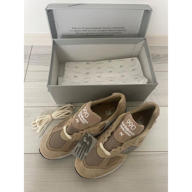 Kith × New Balance 990V2 "Tan"