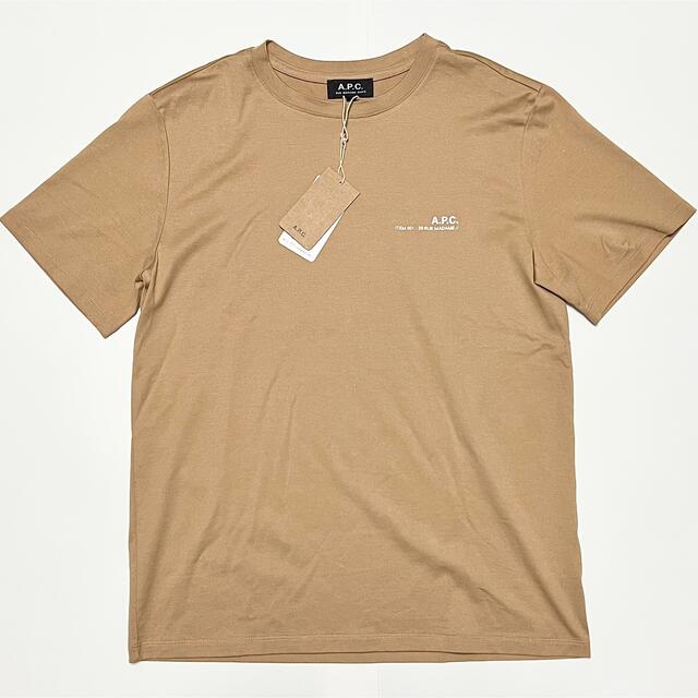 ベージュサイズA.P.C. アーペーセー Item Tシャツ ベージュ アイテム TEE ロゴ