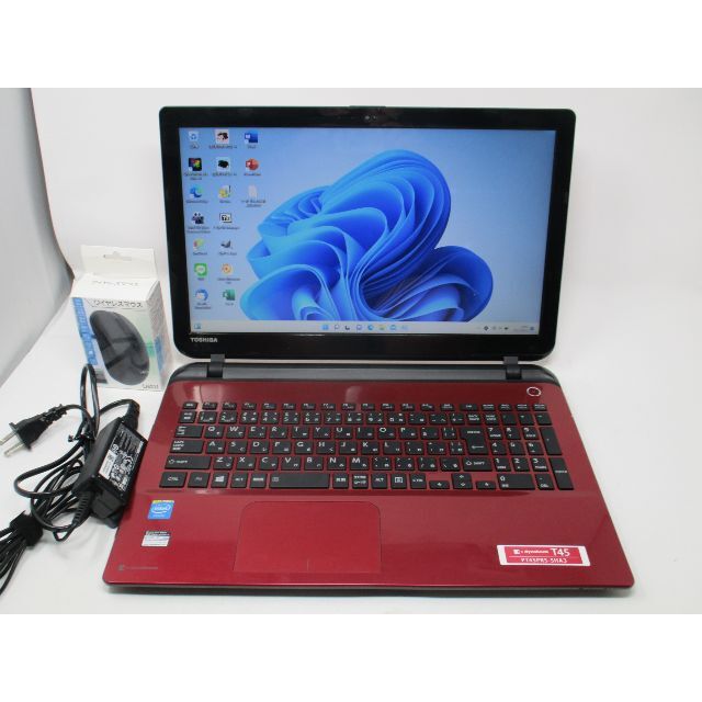 東芝 - 東芝ノートパソコンT45/PRS Office Win11 SSD128GB