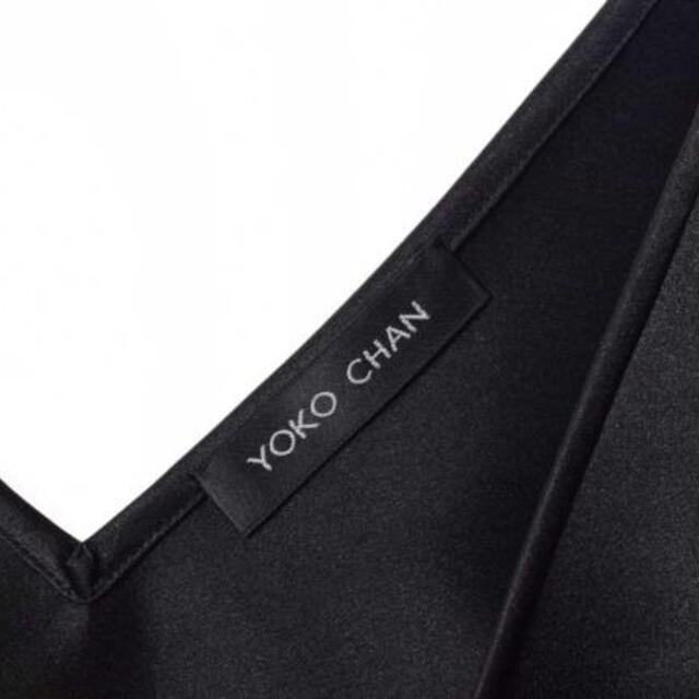 YOKO CHAN パフスリーブ サテン ドレス ワンピース レディースのワンピース(その他)の商品写真