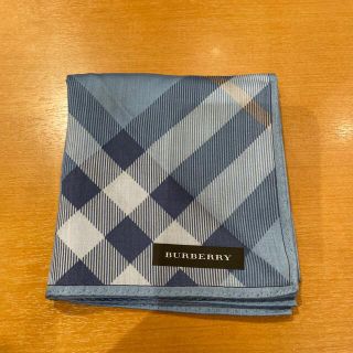 バーバリー(BURBERRY)のバーバリーハンカチブルー(ハンカチ)