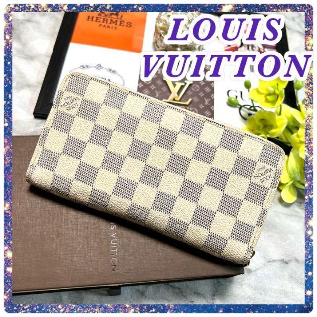 LOUIS VUITTON - 極美品☆ルイヴィトン ダミエ アズール ジッピー