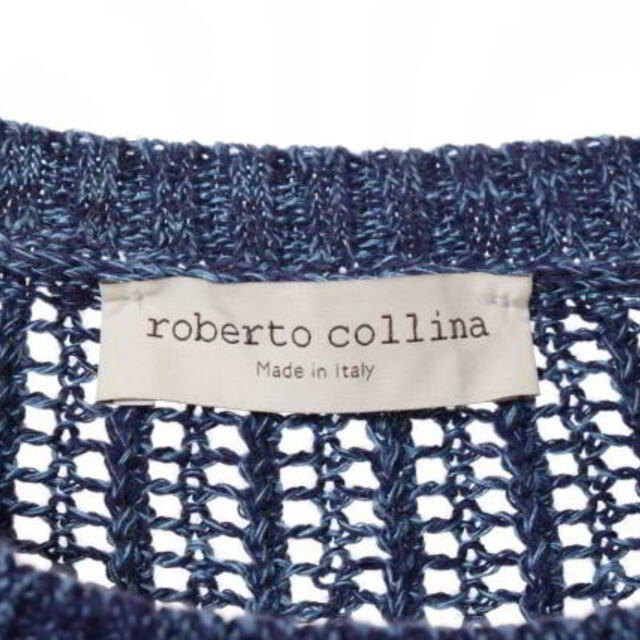 ROBERTO COLLINA(ロベルトコリーナ)のROBERTO COLLINA コットンリネン メッシュ ニット レディースのトップス(ニット/セーター)の商品写真