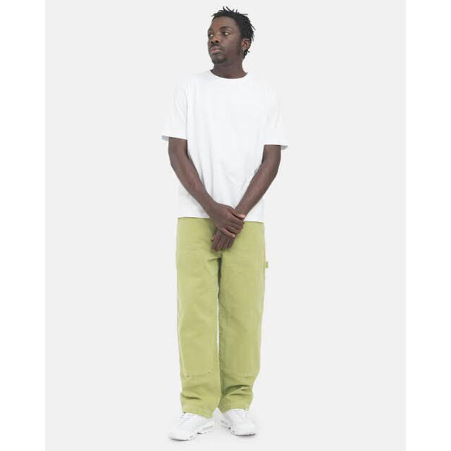 2022新作 Pre Autumn stussy ワークパンツライトブルー canvas work