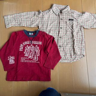 パプ(papp)のパプ　長袖Ｔシャツ　長袖シャツ　95㎝　2枚セット(Tシャツ/カットソー)