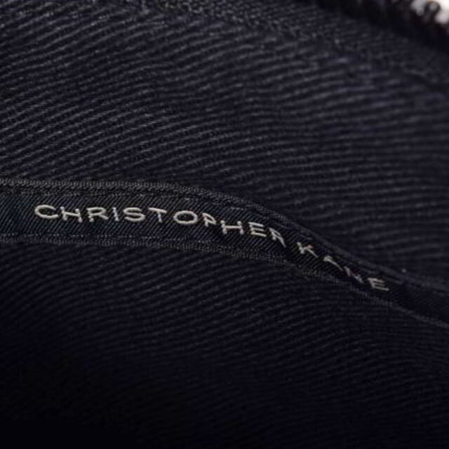 Christopher Kane フラワーエンブロイダリー レザー ポーチ