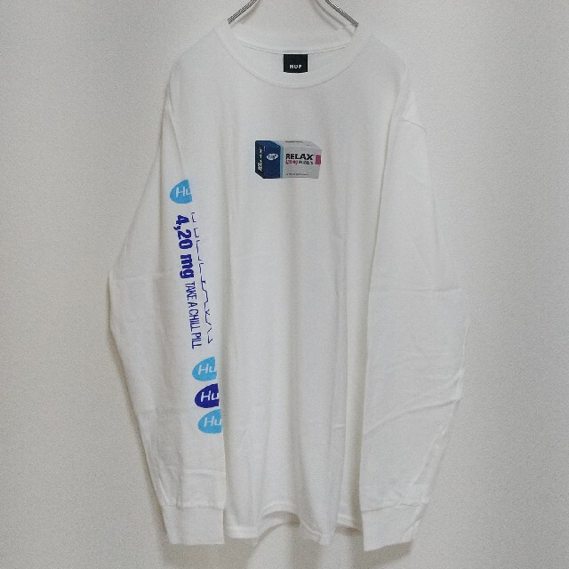 HUF - HUF ロングスリーブ長袖Tシャツ RELAX L/S XLサイズ 未使用品の