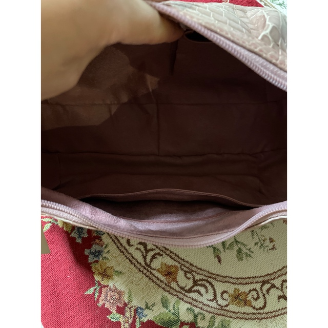 ヘンローン　クロコスキンバック　タグ付き　未使用 レディースのバッグ(ハンドバッグ)の商品写真