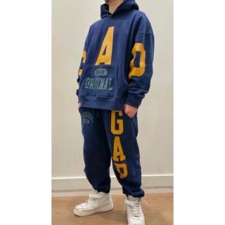 販売の在庫 GAPセットアップ上下 光る リフレクター パーカースエット