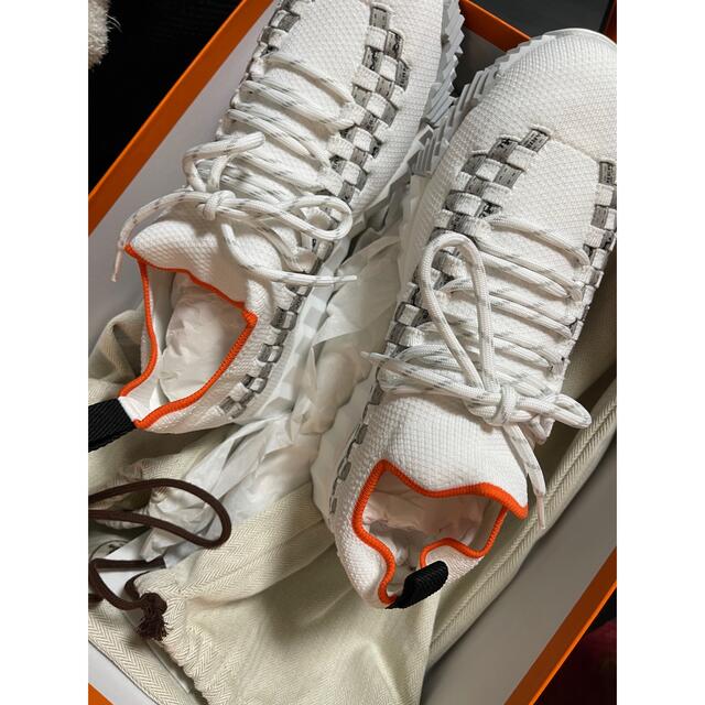 待望☆】 Hermes 38.5 エルメス スニーカー - スニーカー - www