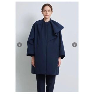 Drawer フリルスリーブノーカラーコート alternatief2020.com