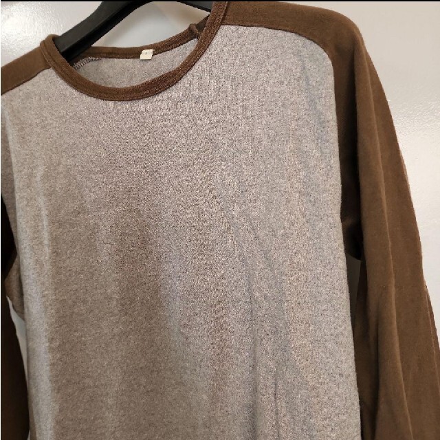 MUJI (無印良品)(ムジルシリョウヒン)の無印良品　ラグラン メンズのトップス(Tシャツ/カットソー(七分/長袖))の商品写真