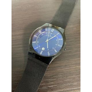 スカーゲン(SKAGEN)のスカーゲン　腕時計　ブラック　メンズ(腕時計(アナログ))