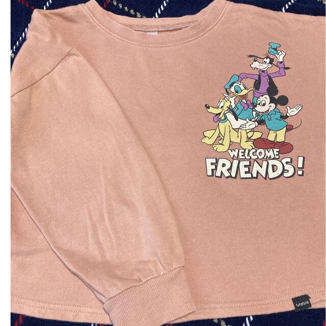 futafuta(フタフタ)のfutafuta × Disney トレーナー　130センチ　ベージュ系 キッズ/ベビー/マタニティのキッズ服女の子用(90cm~)(その他)の商品写真