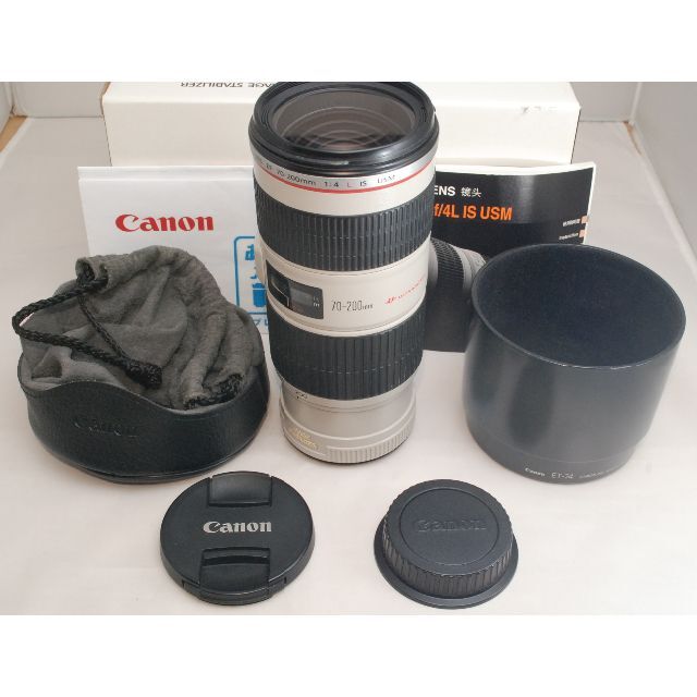 EF70-200mm F4L IS USM 元箱付属一式 ワンオーナー品