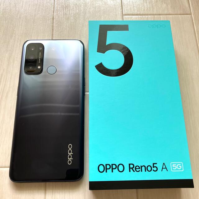 OPPO Reno5 A (eSIM) A103OP シルバーブラック