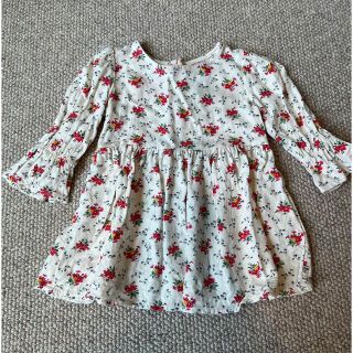 ベビーギャップ(babyGAP)の【秋物出品】小花柄チュニック♡80cm(ワンピース)