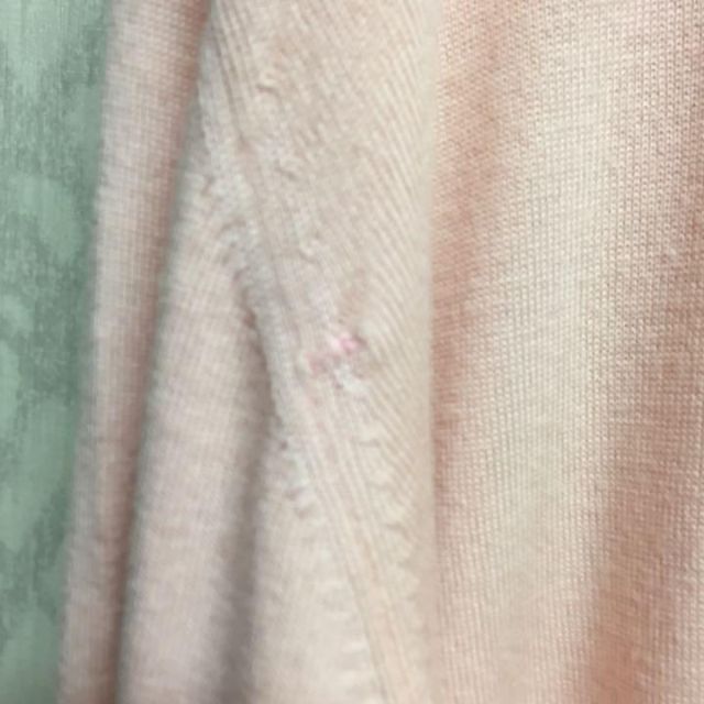 【激レア】ラコステ　ニット　胸刺繍ロゴ　ピンク　プルオーバー　可愛いデザイン