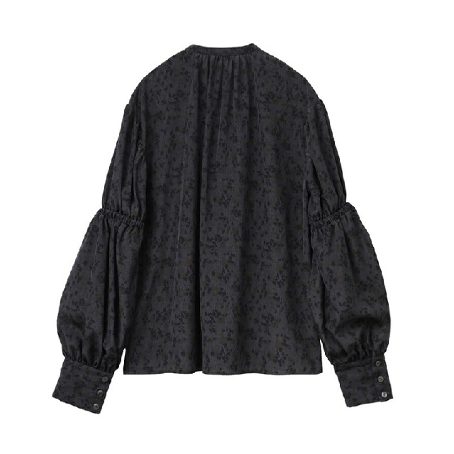 CLANE/JACQUARD FLOWER PUFF SLEEVE TOPS