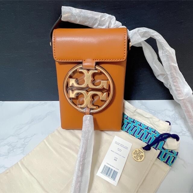 Tory Burch(トリーバーチ)の【新品未使用】 トリーバーチ ミニバッグ フォンケース ブラウン レディースのバッグ(ショルダーバッグ)の商品写真