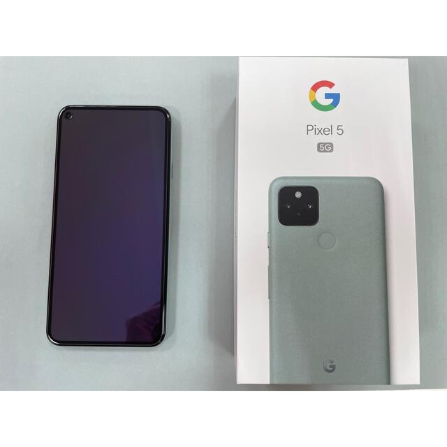 Google pixel 5 auSIMフリースマホ/家電/カメラ