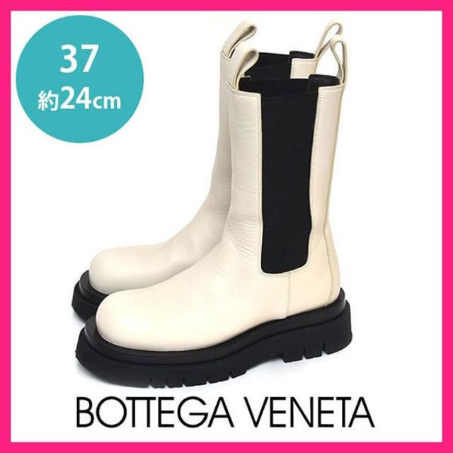 Bottega Veneta - 美品♪ボッテガヴェネタ 定価15.4万 ラグ サイドゴア ブーツ 37(約24
