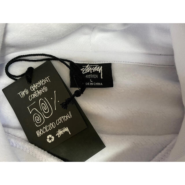 国内未発売・1点限り！ステューシー Stussy 8ボール パーカー ホワイト 7