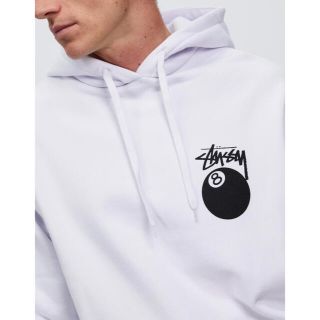 国内未発売・1点限り！ステューシー Stussy 8ボール パーカー ホワイト