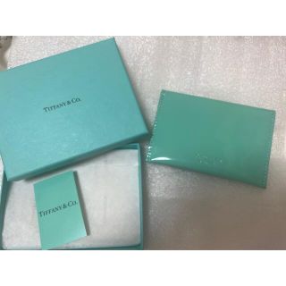 ティファニー(Tiffany & Co.)の【完全未使用品】ティファニー　エナメルカードケース(名刺入れ/定期入れ)