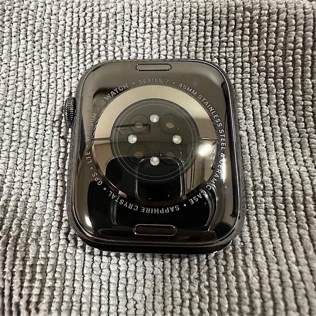 【新品】AppleWatch7 45mm グラファイト ミラネーゼループ AC+ 2