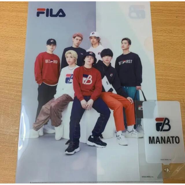 FILA(フィラ)のBE FIRST   FILA  特典　クリアファイル　フォンタブ　マナト エンタメ/ホビーのコレクション(その他)の商品写真