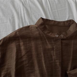 ラウジー(lawgy)のAmiur back open design shirt(シャツ/ブラウス(長袖/七分))