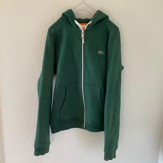 LACOSTEラコステジップアップパーカーバーガンディlLメンズあいみょんY2K-