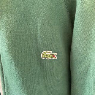 LACOSTEラコステジップアップパーカーバーガンディlLメンズあいみょんY2K-