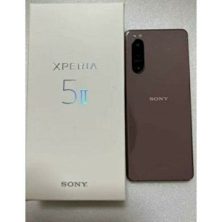 ソニー(SONY)のXperia5II XQ-AS42 国内版 SIMフリー ピンク(スマートフォン本体)