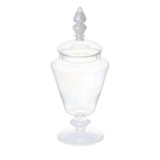 Francfranc - フランフラン人気オーロラガラス容器■レインボーキャニスター花瓶ガラスジャー