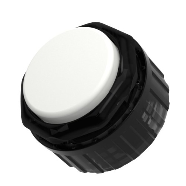 【新品】GamerFinger ボタン Φ30mm（黒/白）8個セットネジ式押下圧