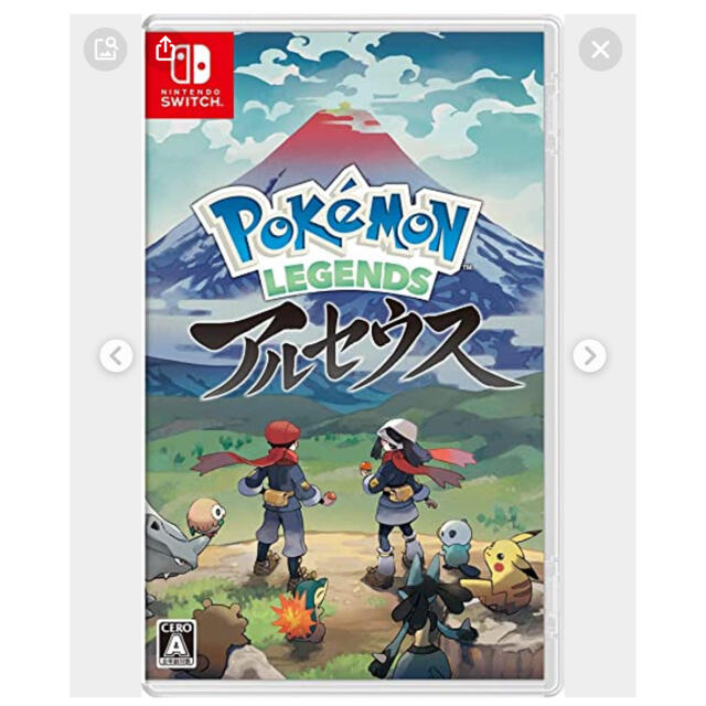 Nintendo Switch(ニンテンドースイッチ)のPokémon LEGENDS アルセウス エンタメ/ホビーのゲームソフト/ゲーム機本体(携帯用ゲームソフト)の商品写真